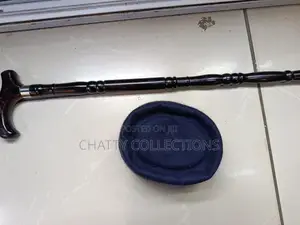 Navy Blue Men Oga Hats With Walking Stick