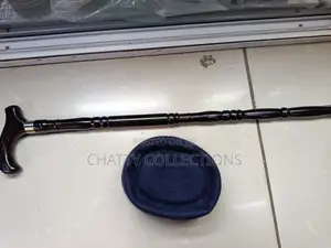 Navy Blue Men Oga Hats With Walking Stick