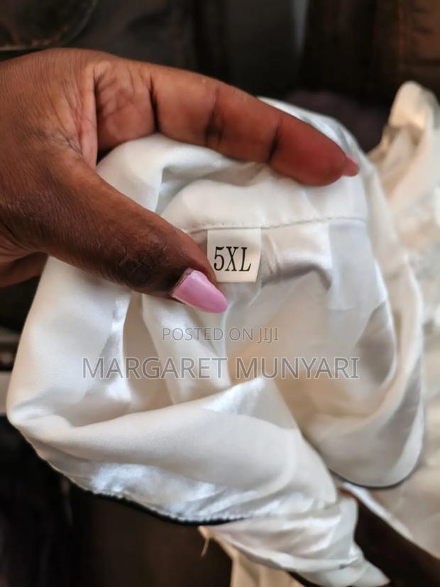 Striped White Silky Pj - thumbnail 2