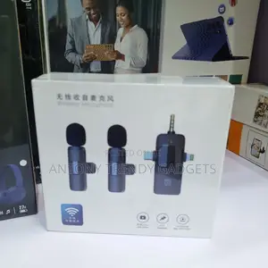 3-in-1 Wireless Lavalier Microphone Usb-C Lightning 3.5mm
