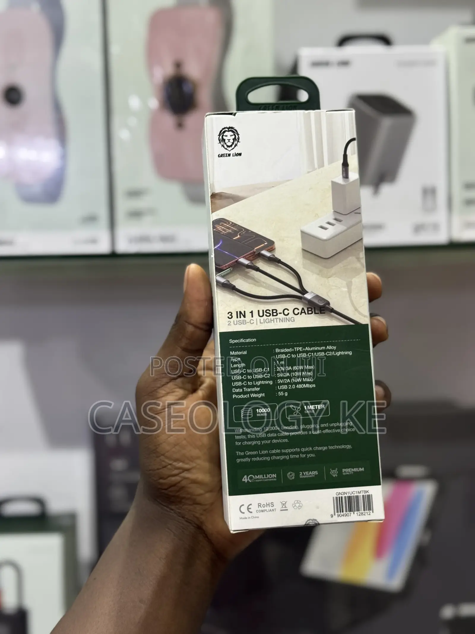 3 in 1 Usb-C Cable