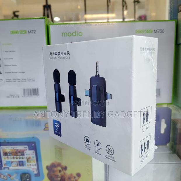 Wireless Lavalier Microphone 3-in-1 Vlog Streaming Mic - thumbnail 2