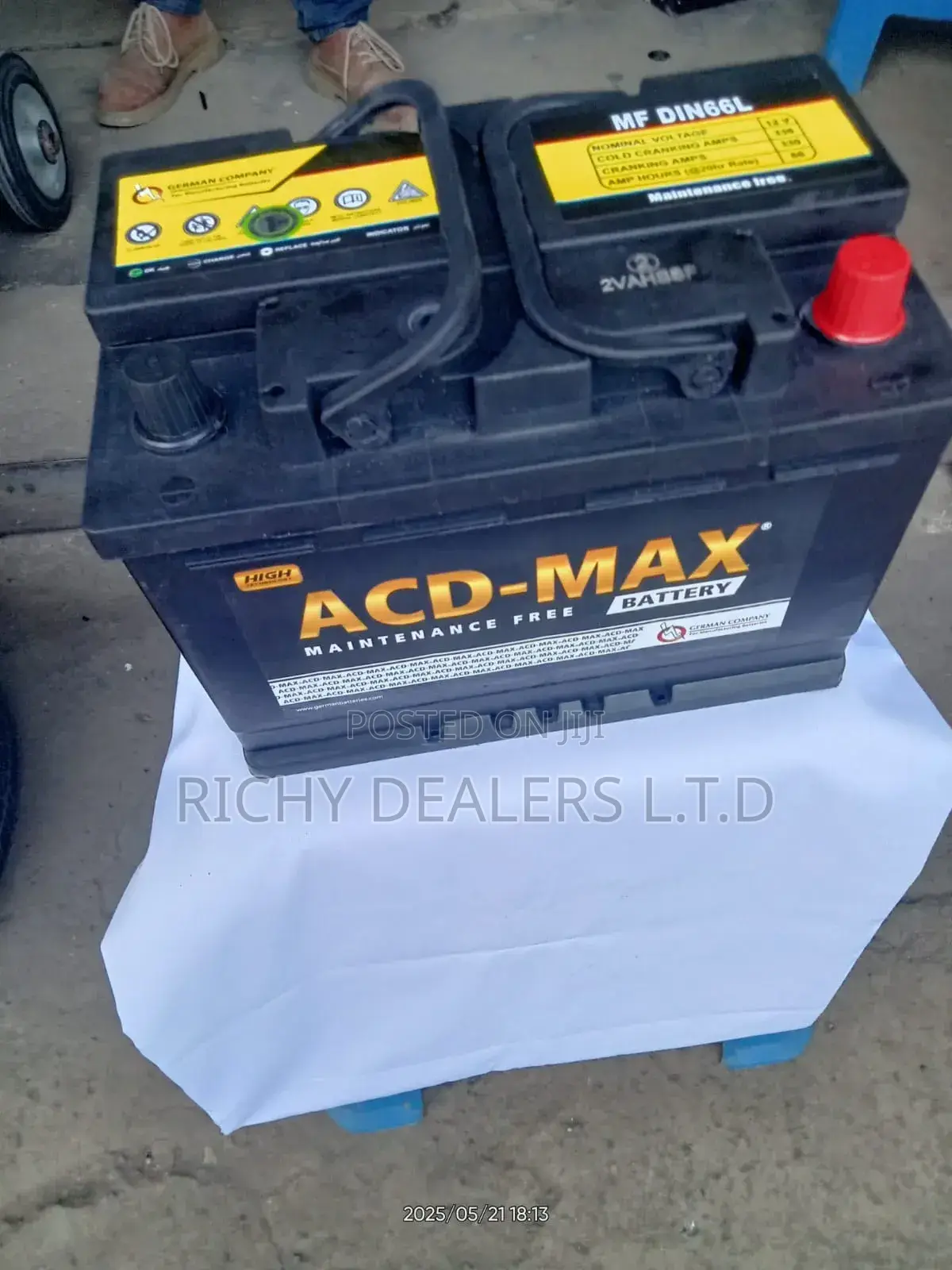 Acd-Max Din66mf Car Battery