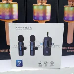 3-in-1 Dual Wireless Lavalier Microphone System