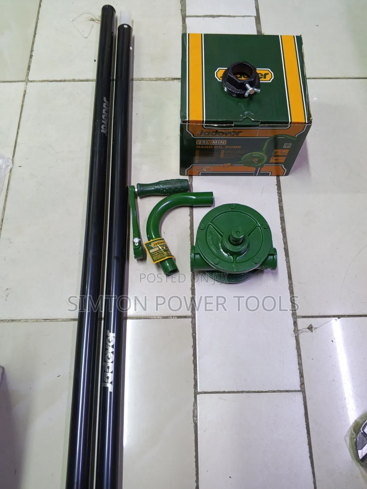Heavy Duty Jadever Manual Oil Pump 25l/Min