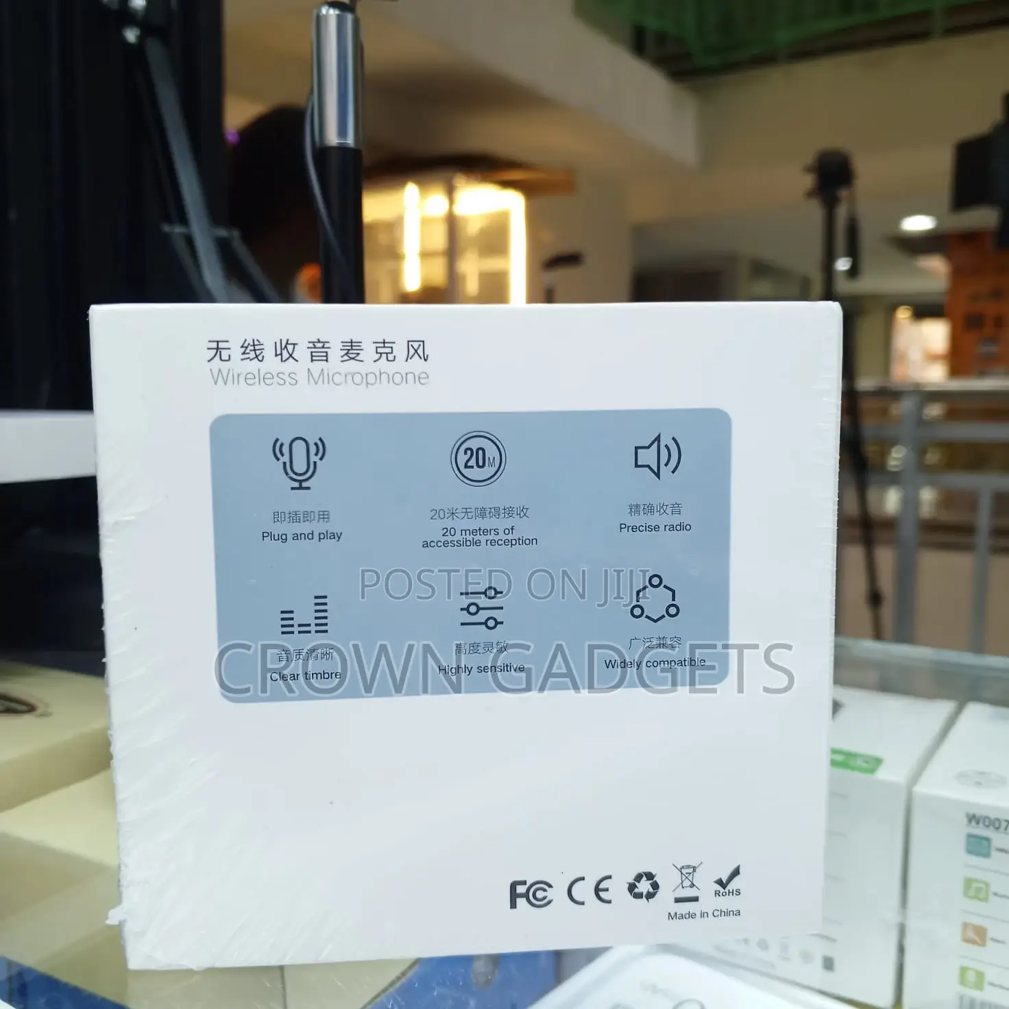 2.4ghz Wireless Microphone For Vlog Streaming Interview