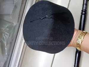 Black Men Oga Hats With Tassel