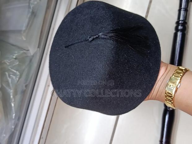 Black Men Oga Hats With Tassel