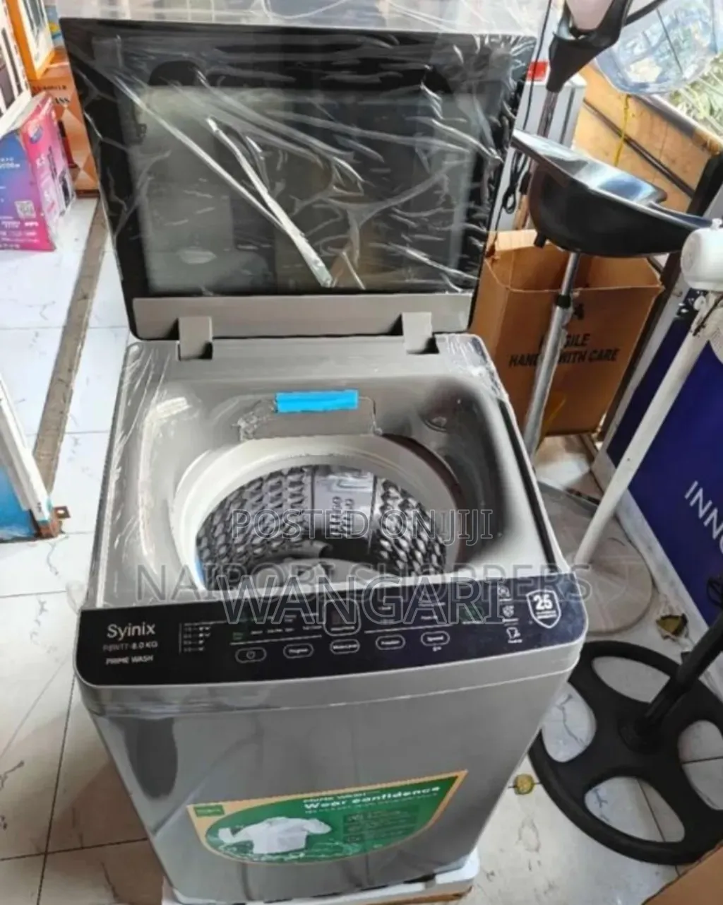 Home Use. Syinix 8kgs Full Automatic Washing Machine