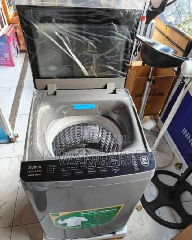 Home Use. Syinix 8kgs Full Automatic Washing Machine