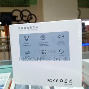Plug Play Dual Wireless Mic iPhone Android Camera