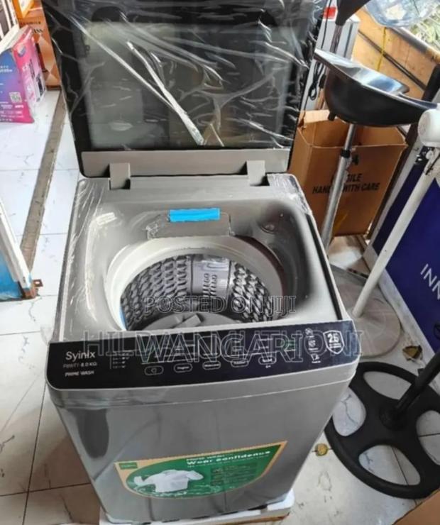 With Warranty Syinix 8kgs Full Automatic Washing Machine