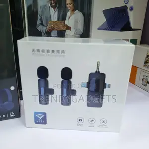 Wireless Lapel Mic 50m Range for Live Streaming Recording