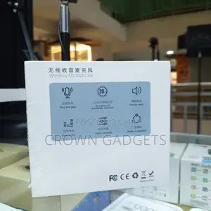 Wireless Lapel Mic 50m Range for Live Streaming Recording