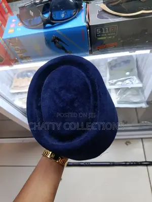 Navy Blue Men Oga Hats