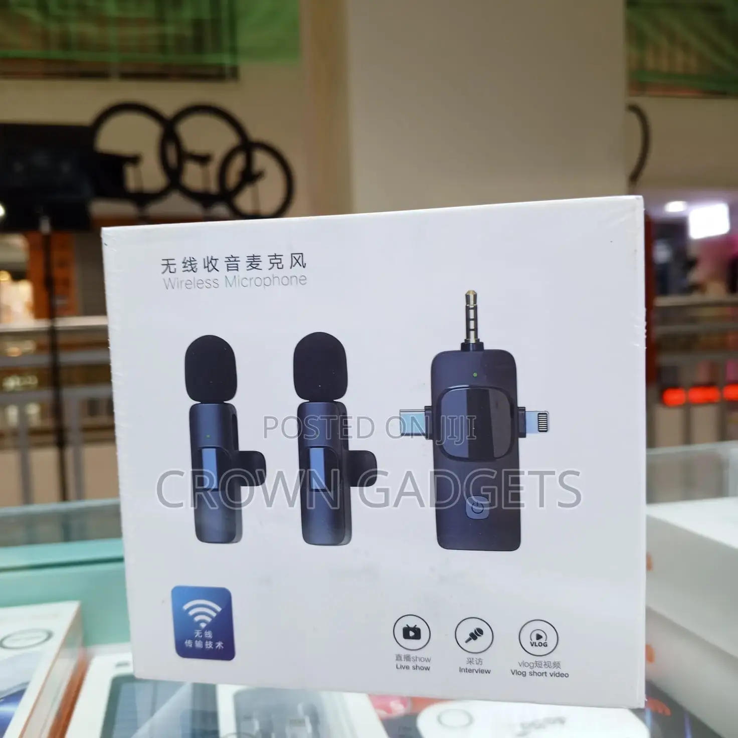 3-in-1 Wireless Lapel Microphone, 3-in-1 Wireless Lavalier Microphone