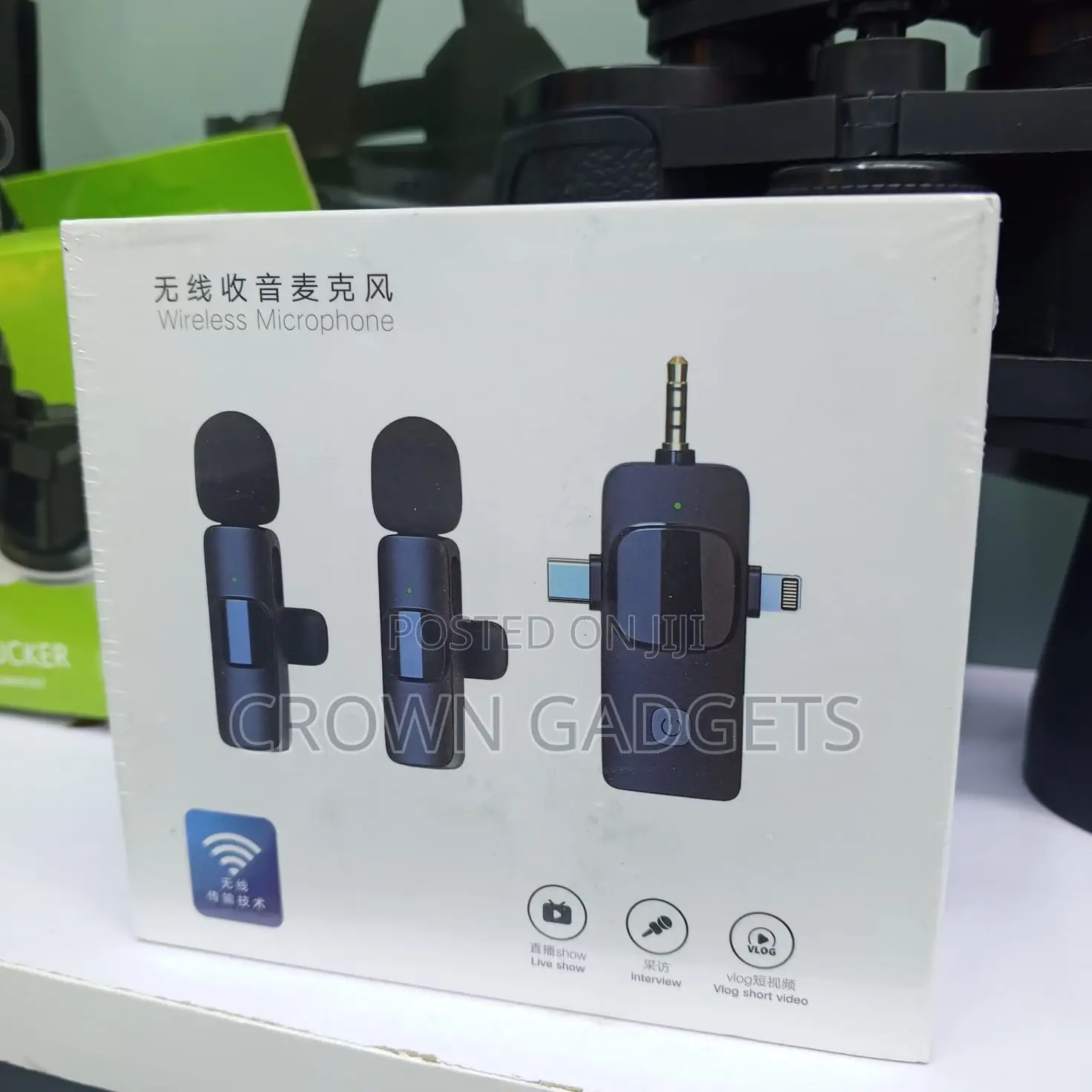 3-in-1 Wireless Lapel Microphone, 3-in-1 Wireless Lavalier Microphone