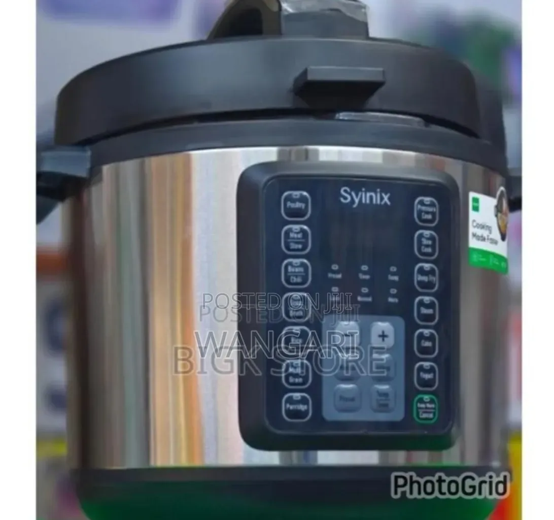 Digital New One 6litres Syinix Pressure Cooker