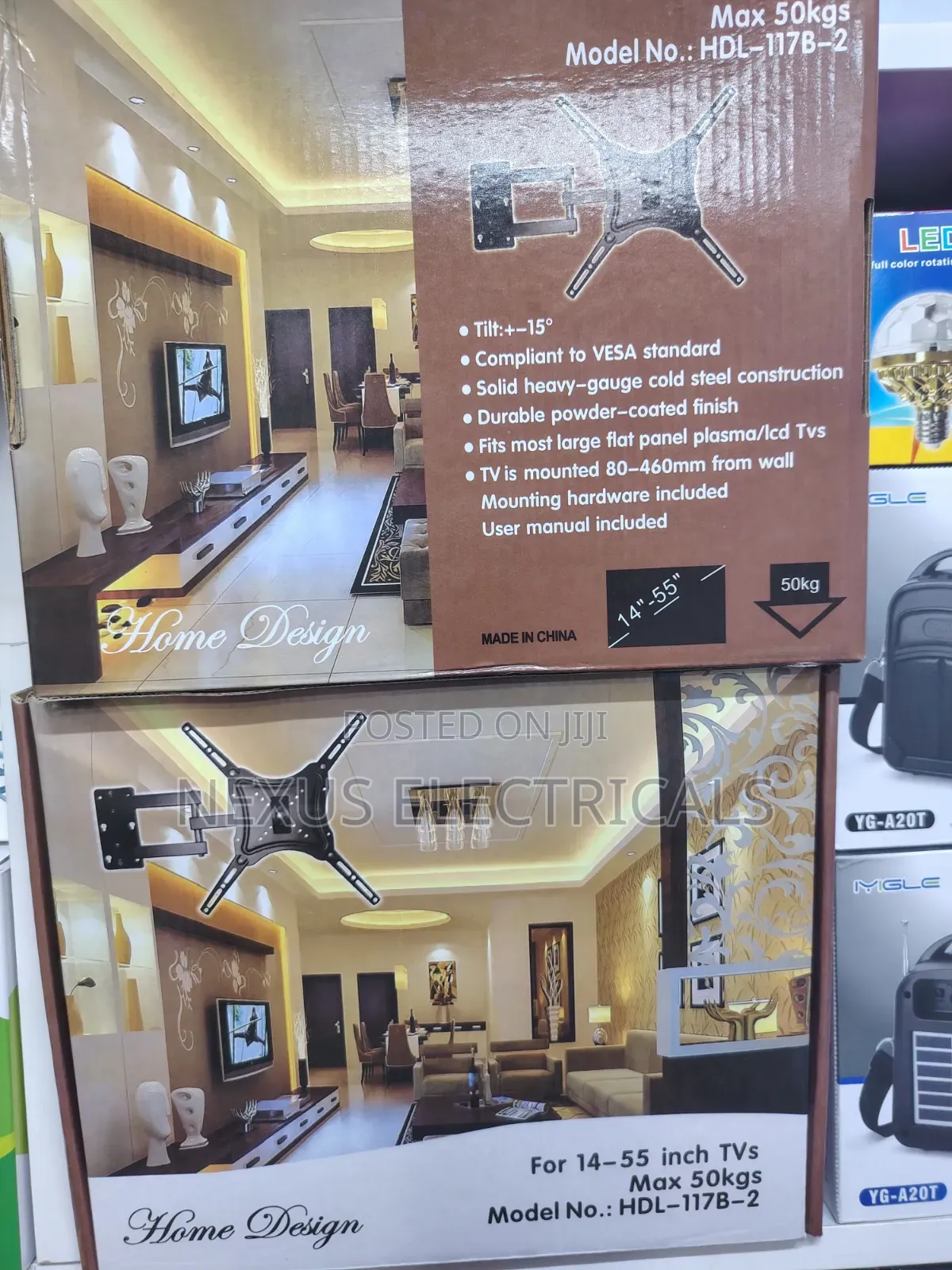 Tv Wall Mount Full Motion (Swivel)