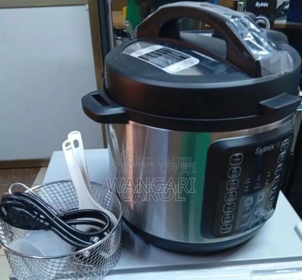 Silver Electric 6litres Syinix Pressure Cooker