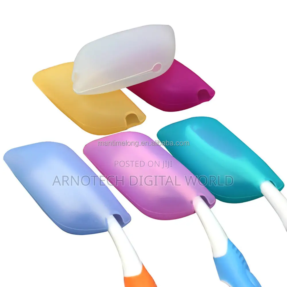 2pcs Silicone Toothbrush Cover Head Case for Brush Protection