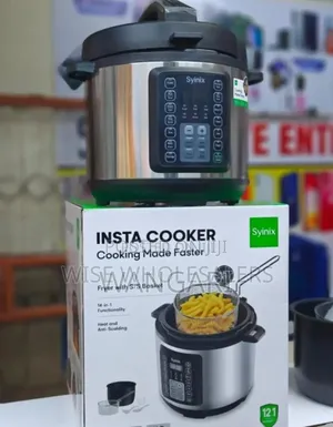 Restocked Stock 6litres Syinix Pressure Cooker