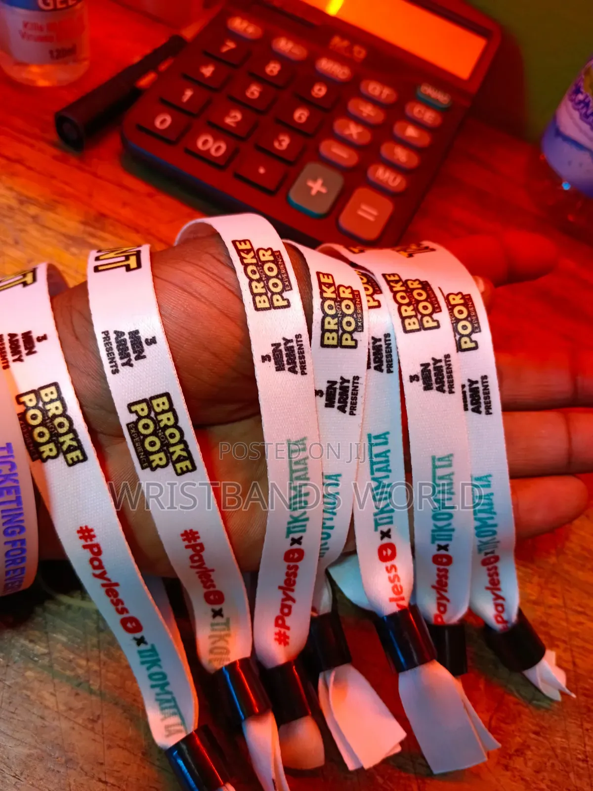 Satin Branded Wristbands