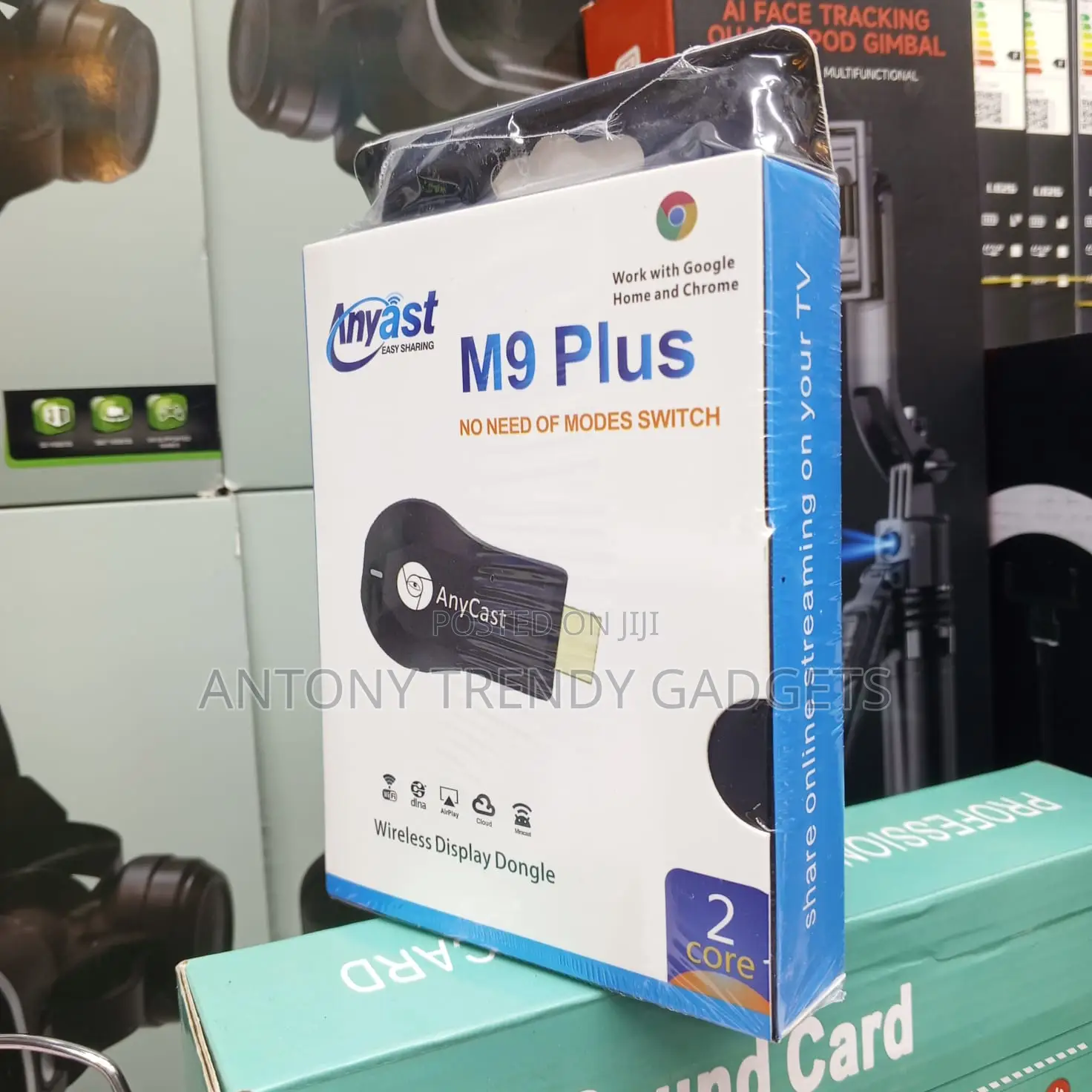 Wireless Display Adapter Anycast M9 Plus Plug Play