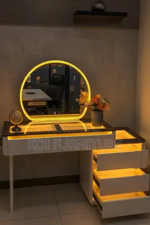 Dressers; Home Bedroom Vanity Set With Led Lightings