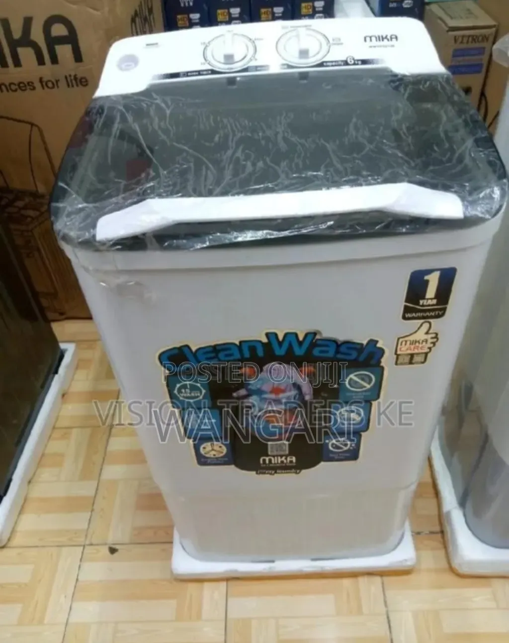 Top Loading Mika 6kgs Washing Machine. Home Use