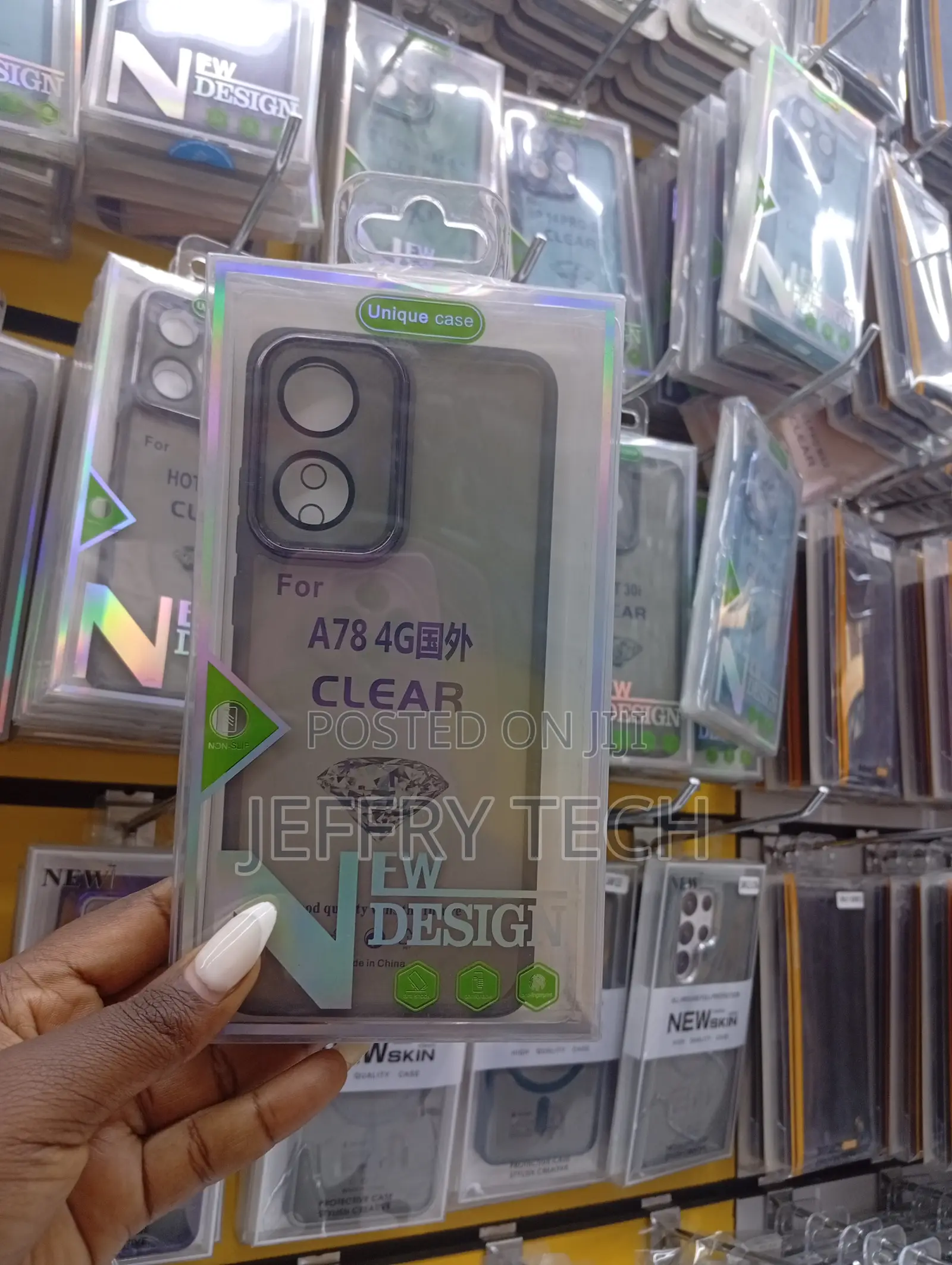 Tpu Acrylic Back Cover Designed for the Oppo A78 4g Smartphone.