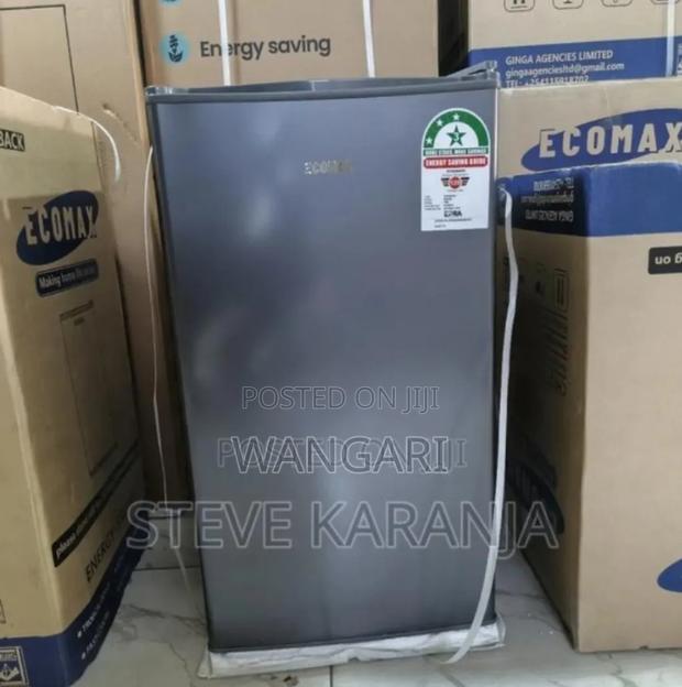 Color Grey Ecomax 90l Fridge. Mini Fridge