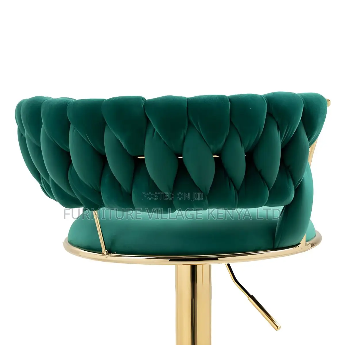Barstool; Faux Leather Adjustable Seating Bar Stool