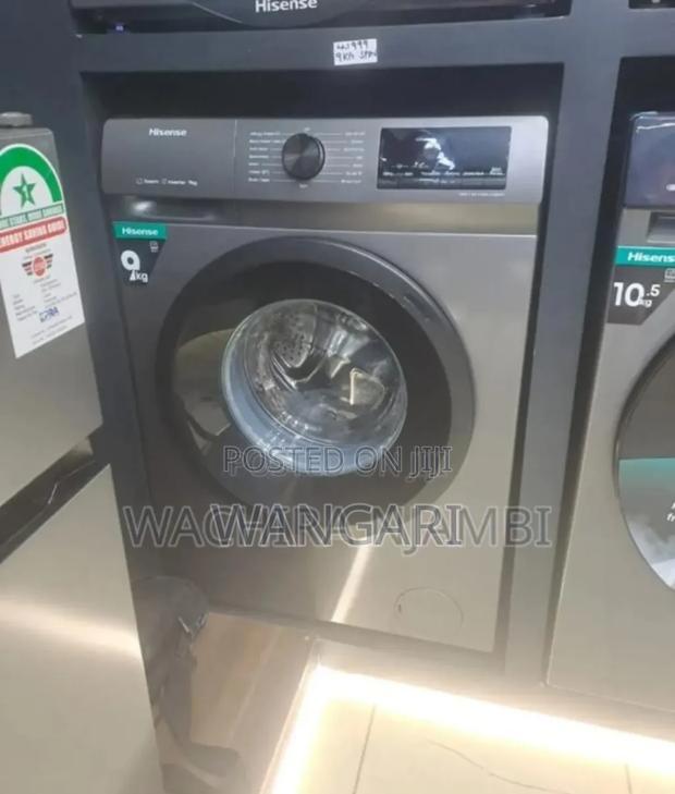 Color Grey Hisense 9kgs Front Load Washing Machine