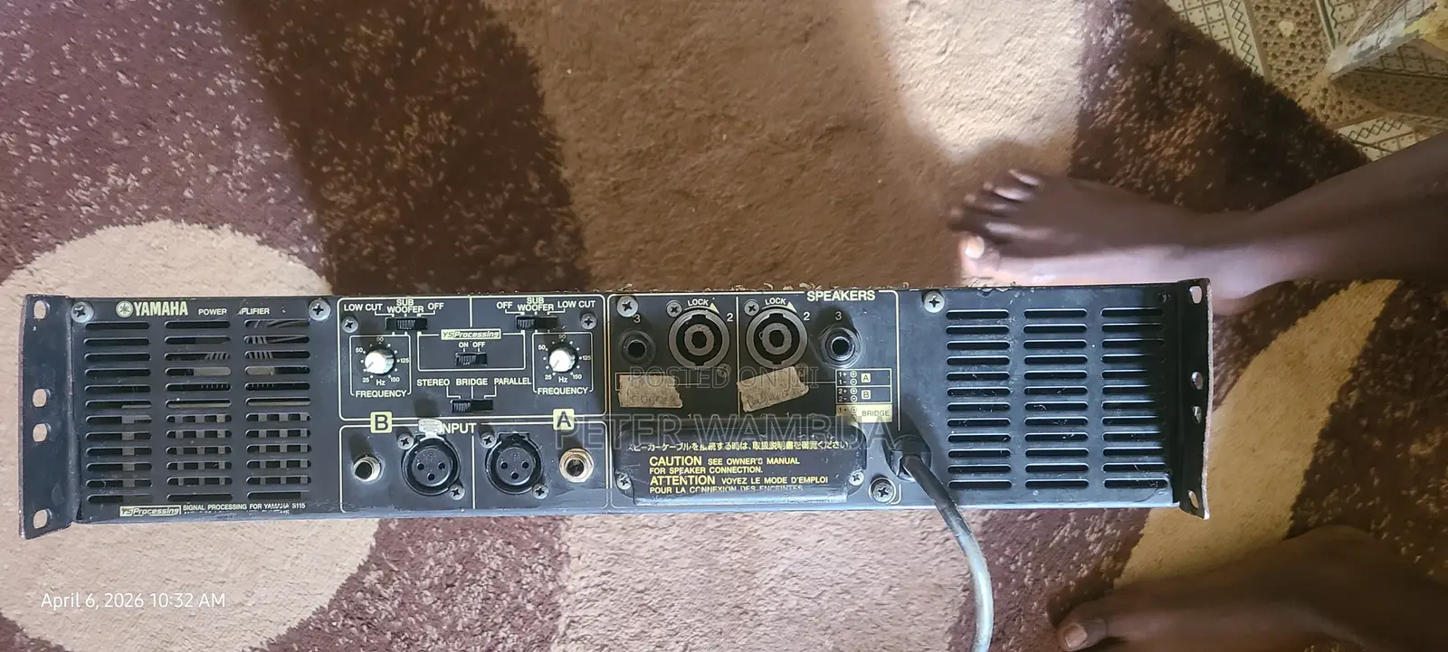 Yamaha P3500s 2 Channel Amplifier