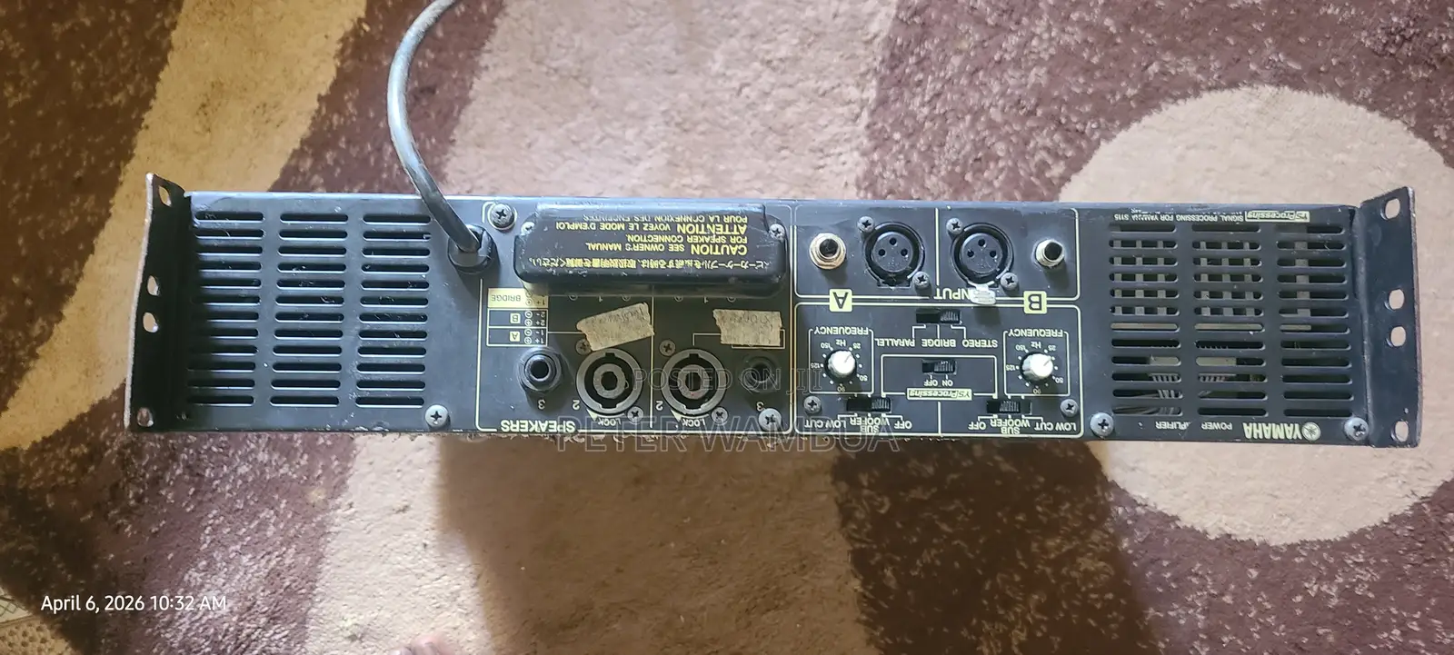 Yamaha P3500s 2 Channel Amplifier