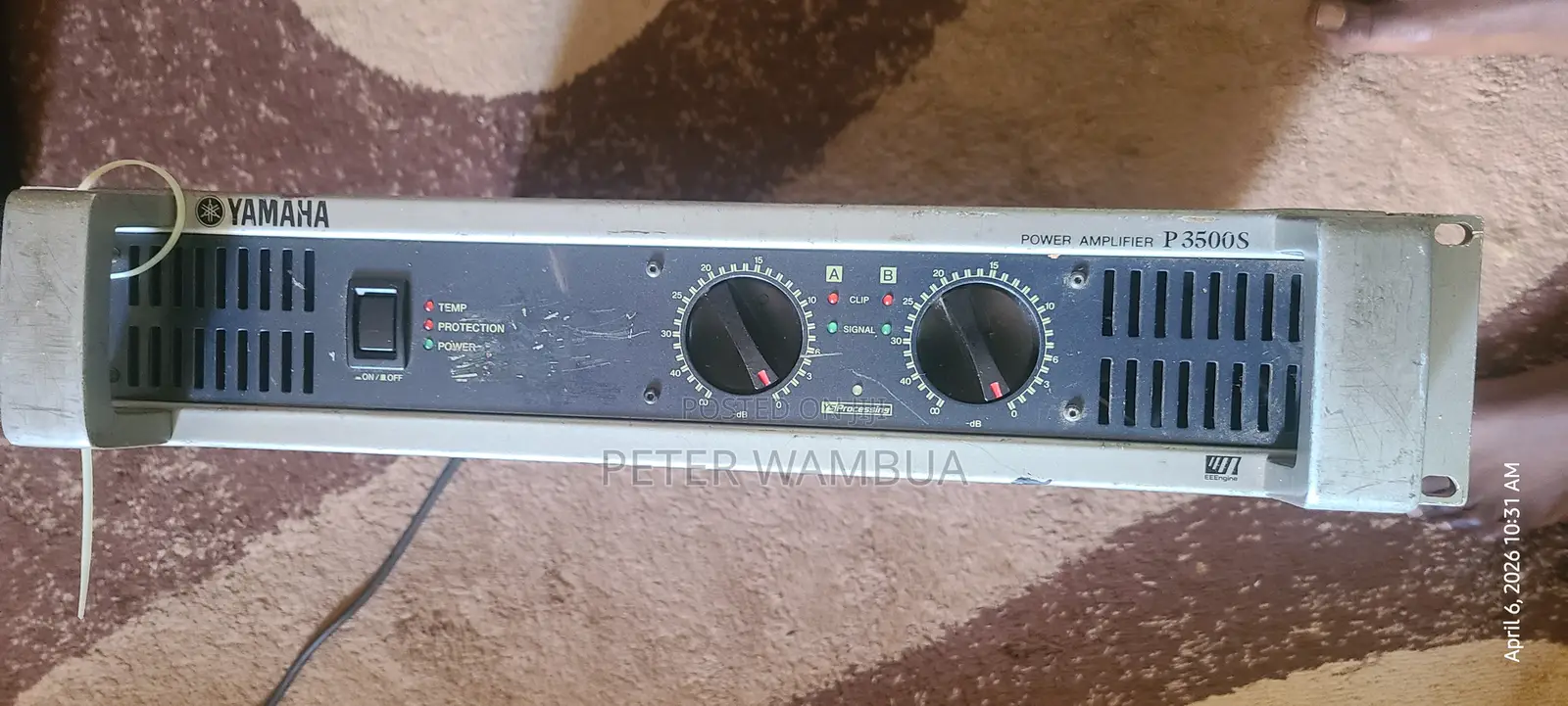 Yamaha P3500s 2 Channel Amplifier