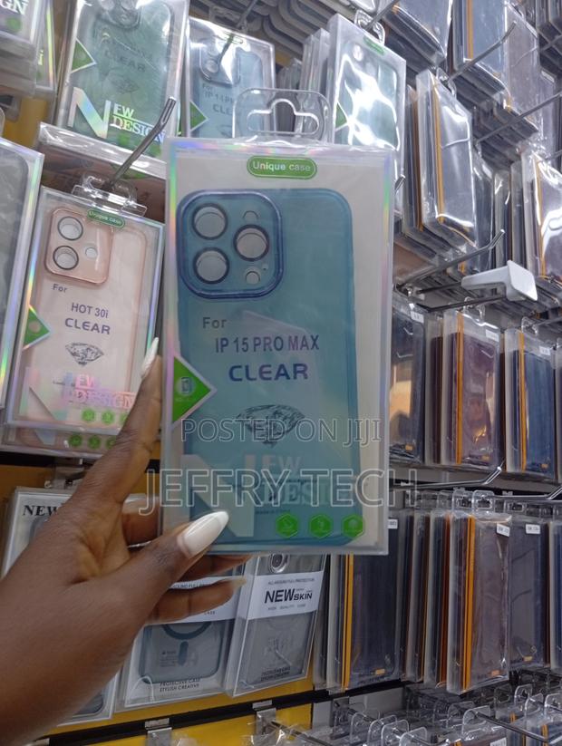 Clear Tpu Phone Case Designed for the iPhone 15 Pro Max