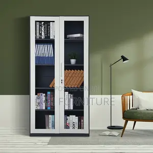 Office Cabinets; Two Doors Executive Cabinet With Adjustable Shelves