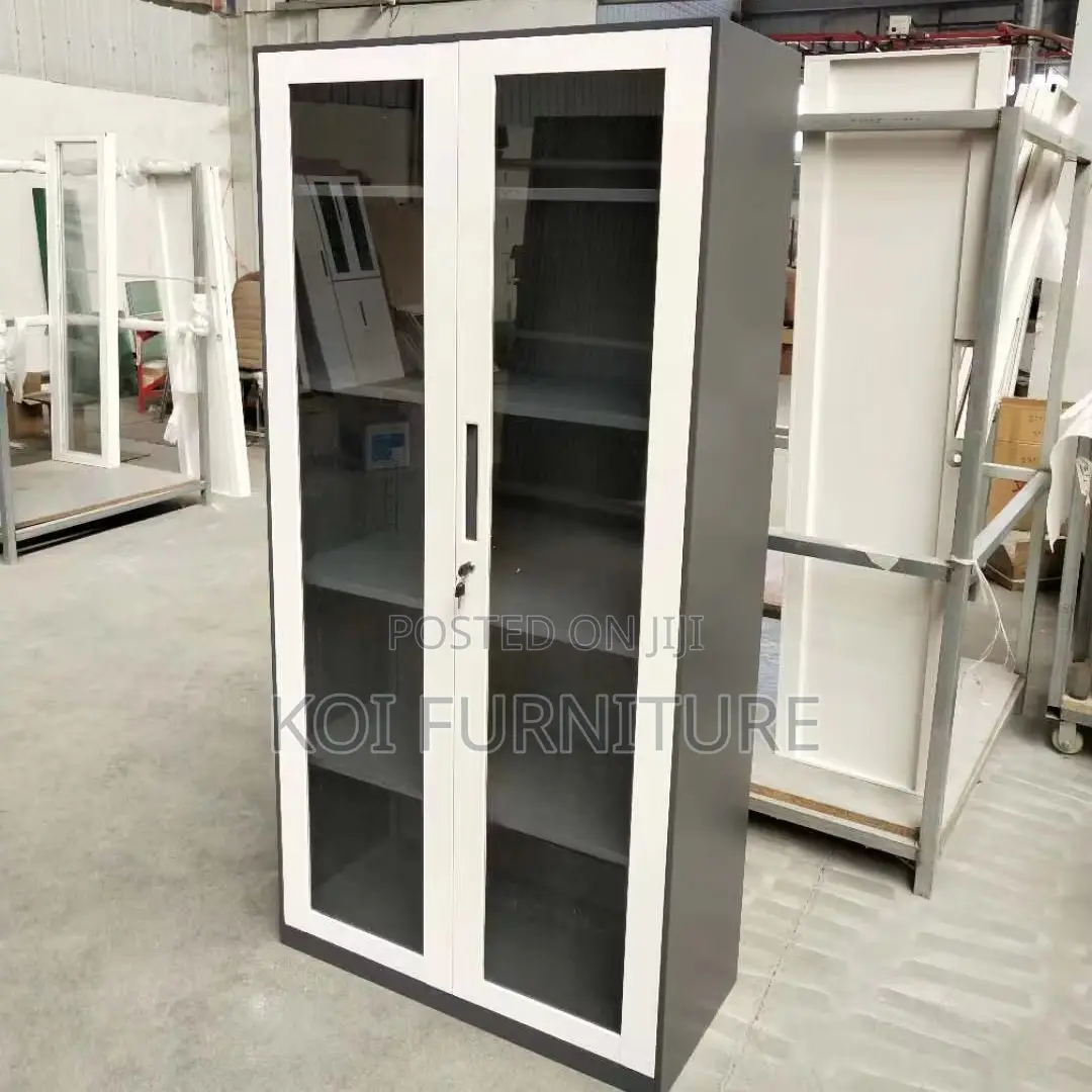 Office Cabinets; Two Doors Executive Cabinet With Adjustable Shelves
