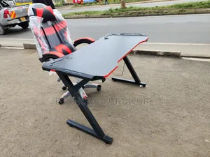 Modern Z - Shaped Gaming Desk