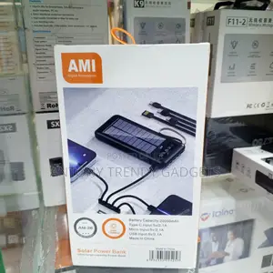 20000mah Ami Am-26 Solar Power Bank Dual Usb Output
