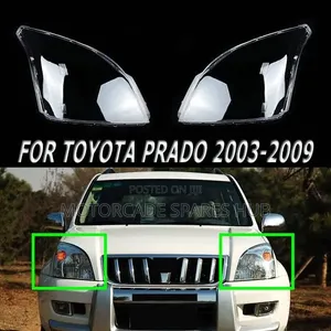 Landcruiser Toyota Prado J120 2003-2009 Headlight Lens