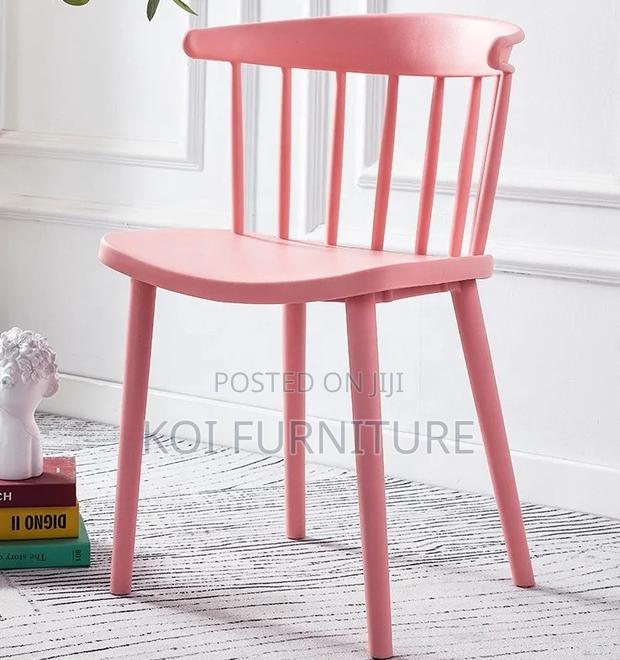 Dining Chairs; Plastic Armless Events Outdoor Dining Chairs - thumbnail 5