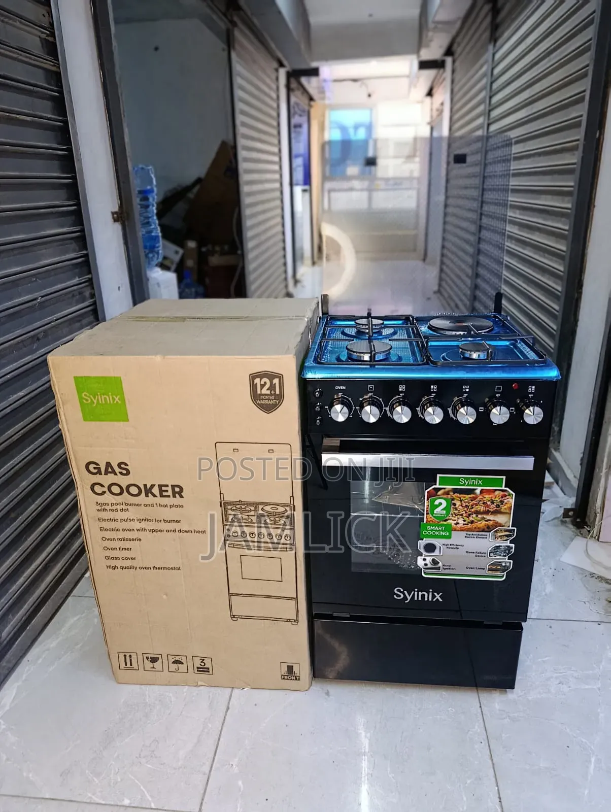 Syinix 50×50 3+1 Cooker With Electric Oven - Jm