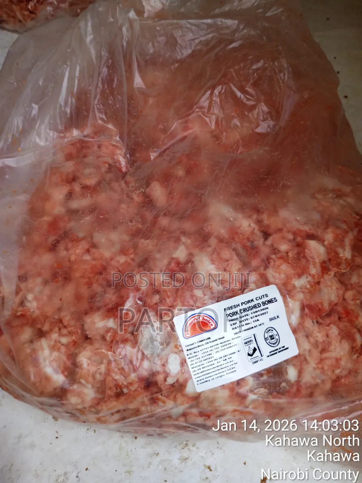 Crushed Pork,,,For Dogs
