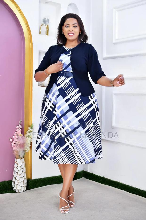 Classic Ladies Stripped Dress