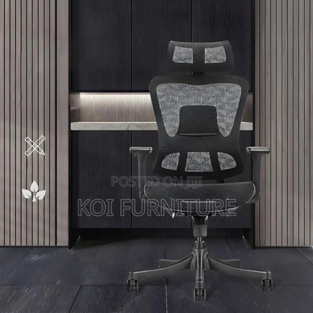 Office Chairs; Othopedic High Back Faric Executive Productive Chair - thumbnail 4