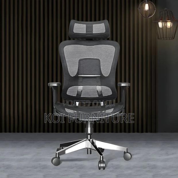 Office Chairs; Othopedic High Back Faric Executive Productive Chair - thumbnail 6