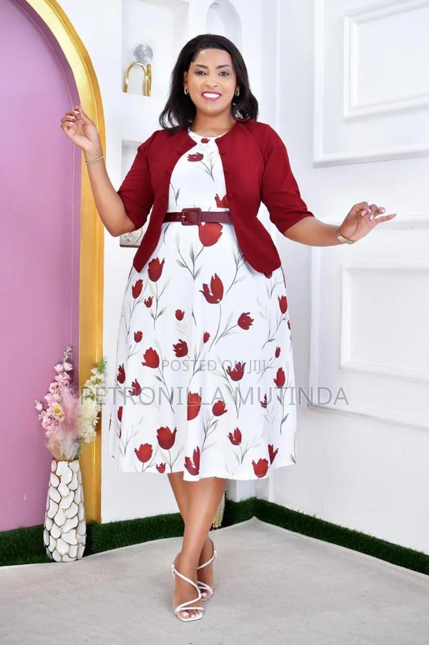 Ladies Classic Flowered Dress